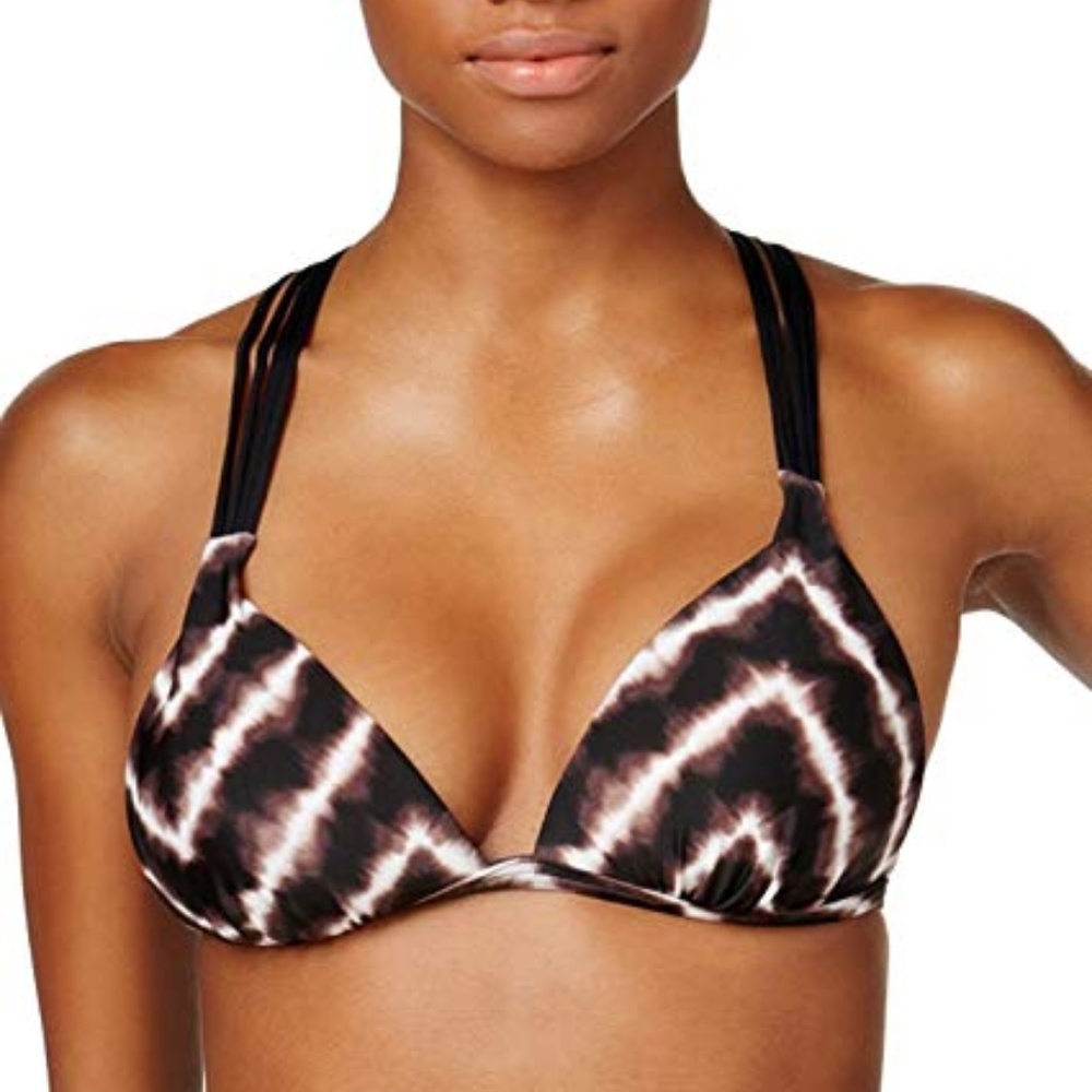 Hula Honey Tie Dye Strappy Push-up Bikini Top